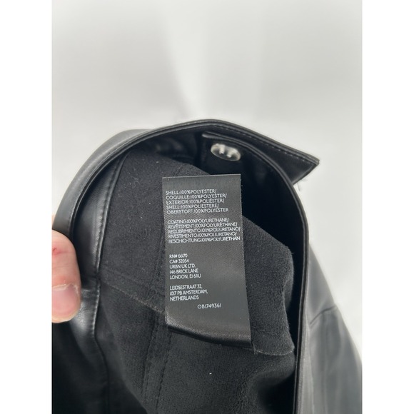 We The Free People Wide Leg Baggy Flare Flared Bootcut Vegan Leather Pants Sz 0 - Picture 4 of 8